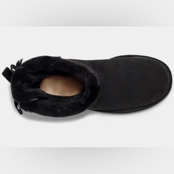 UGG Women's' Bailey Bow II Boot, Black - Picture 5 of 11